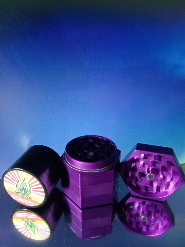 Purple Grinder Hex 4 Parts - Image 2